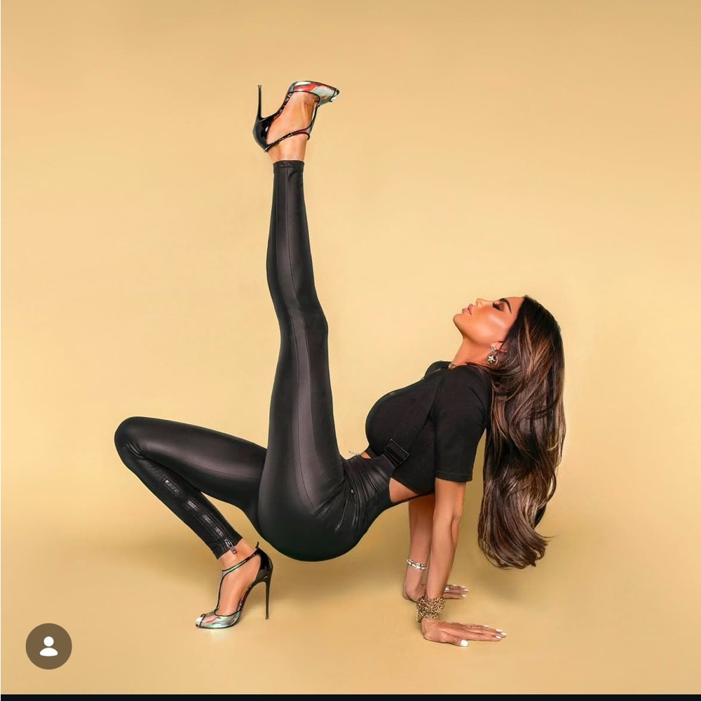 Sleek Black High-Waisted Pants